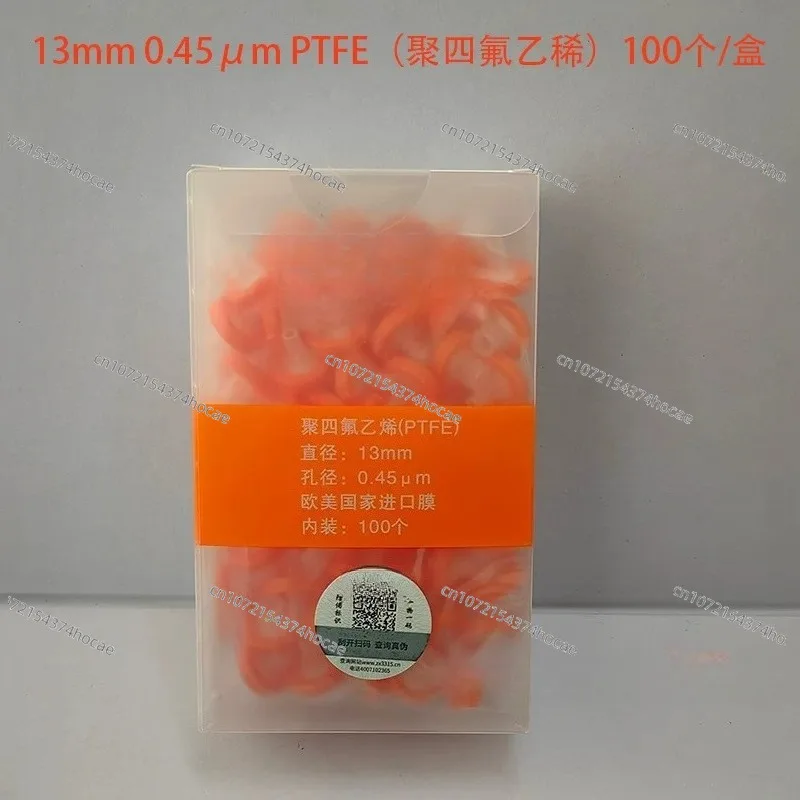 PTFE PVDF Syringe Filter 0.22μm 0.45μm Micron Hydrophobic Needle Filter Cartridge for Lab Liquid Filtration