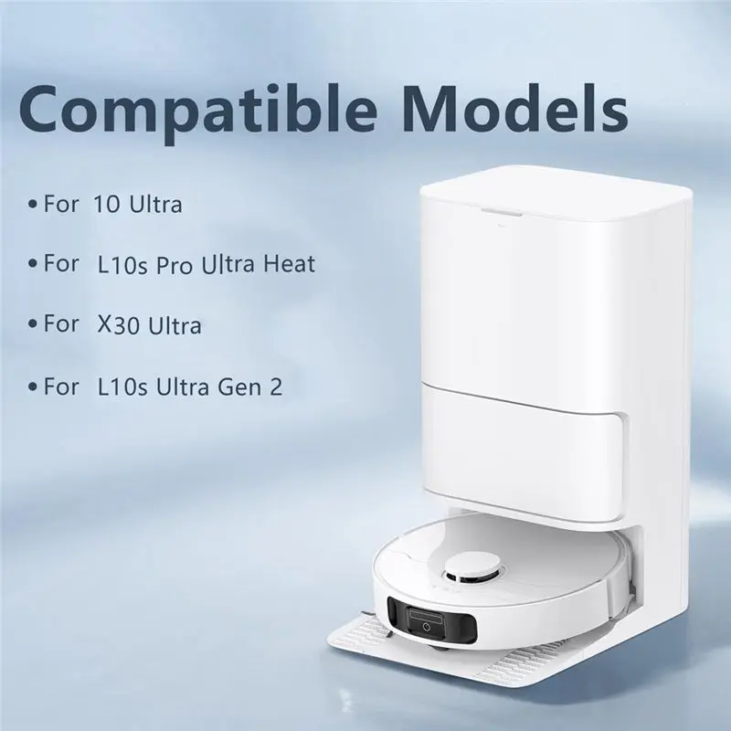 ABGH-Sweeping Robot Accessories Consumables Side Brush Filter Mop Pad Dust Bag Vacuum Cleaner Replacement Parts