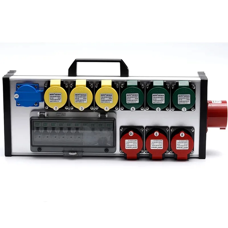 

9-Way Portable Distribution Box for Stage Performance Power Supplies for LED Large Screen Lighting