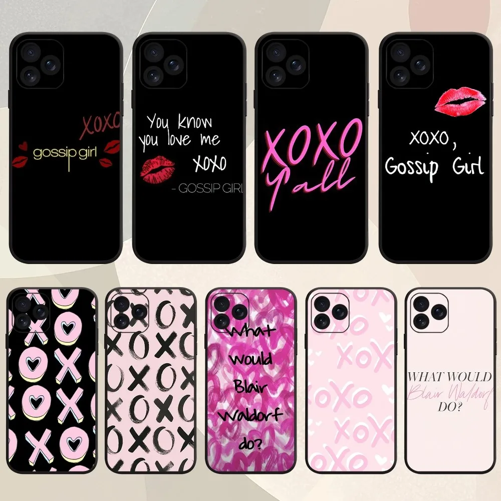 TV G-Gossip G-Girl Phone Case For iPhone 8 14 Mini X 15 XS 12 MAX 11 13 Xr Pro Plus Shell