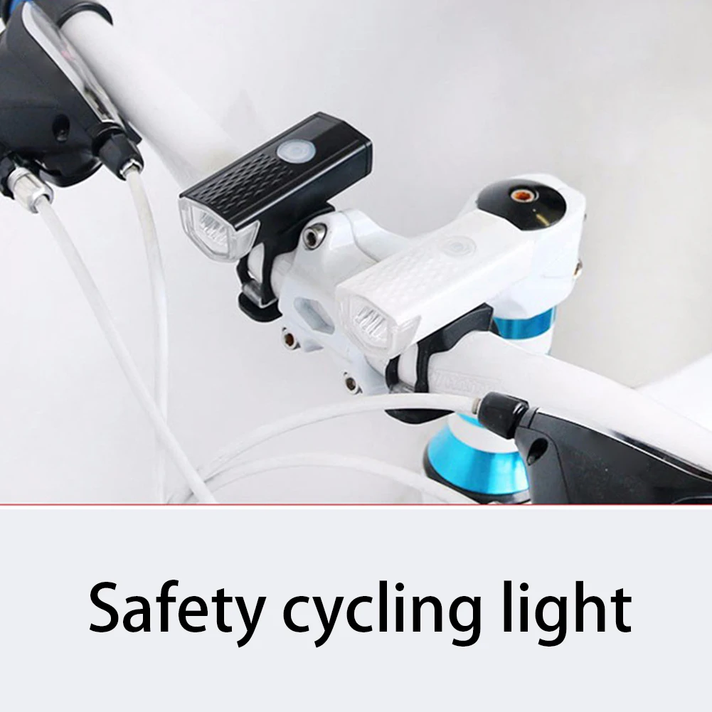 Bicycle Front & Rear Light Set Bike Flashlight USB Rechargeable Bike Safety Lamp Multi Light Modes Cycling Accessories