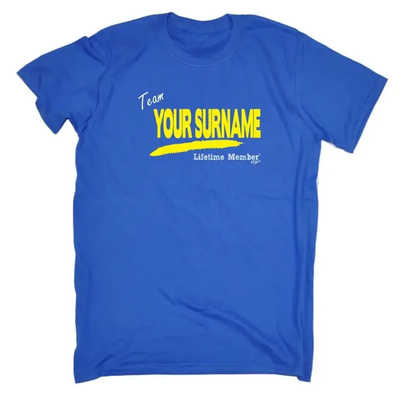 Your Surname V1 Lifetime Member Mens Funny Novelty Top T Shirt