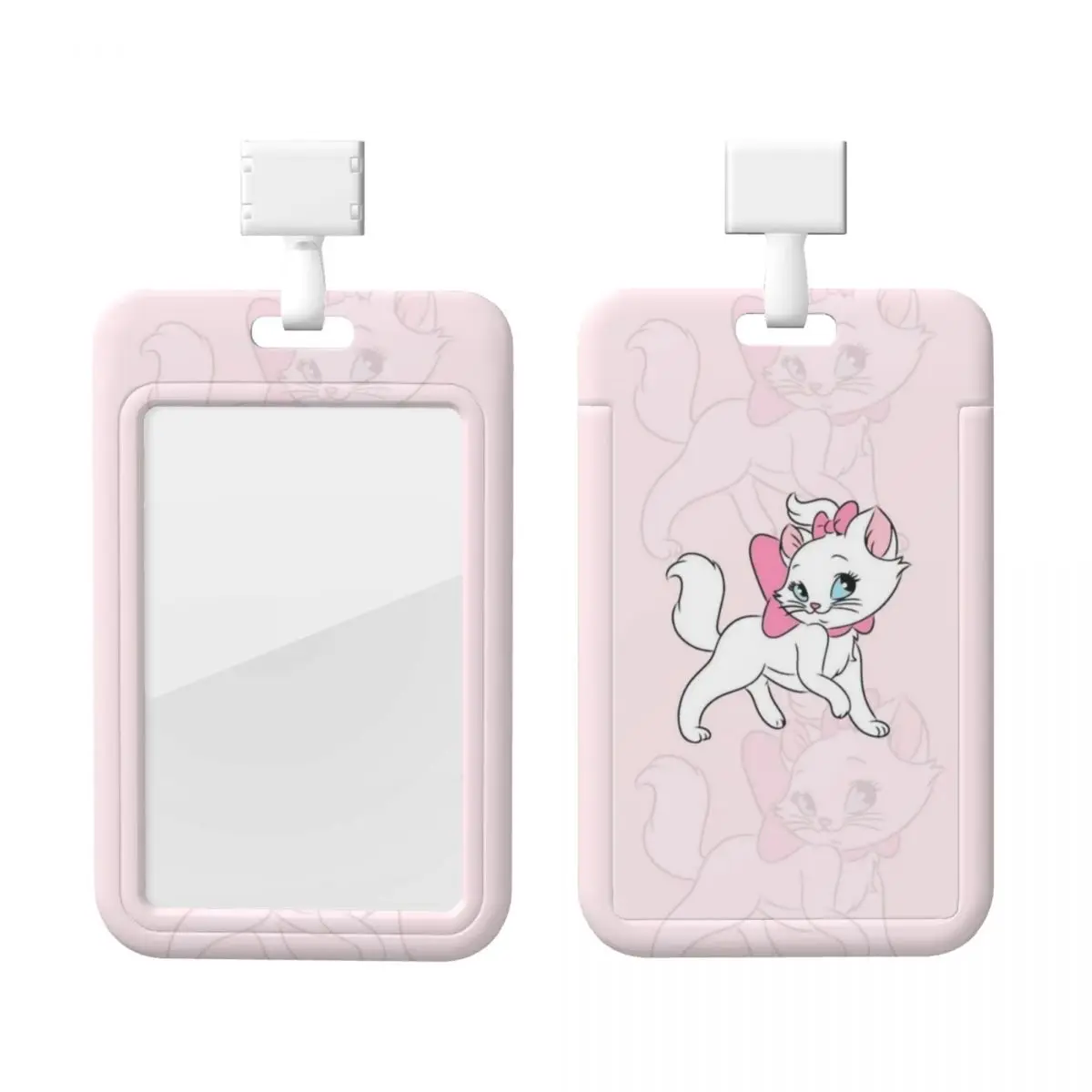 

Custom The Aristocats Lanyard ID Protector Badge Card Unisex Manga Student Campus Lanyard Cards Holder Credentials Accessories