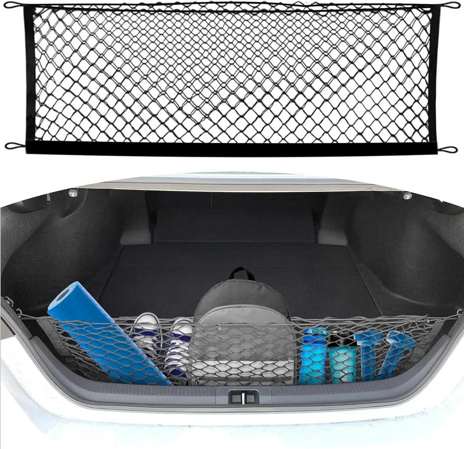 

Mesh Cargo Net for Toyota Camry 2018-2025, 2026 - Premium Trunk Organizer