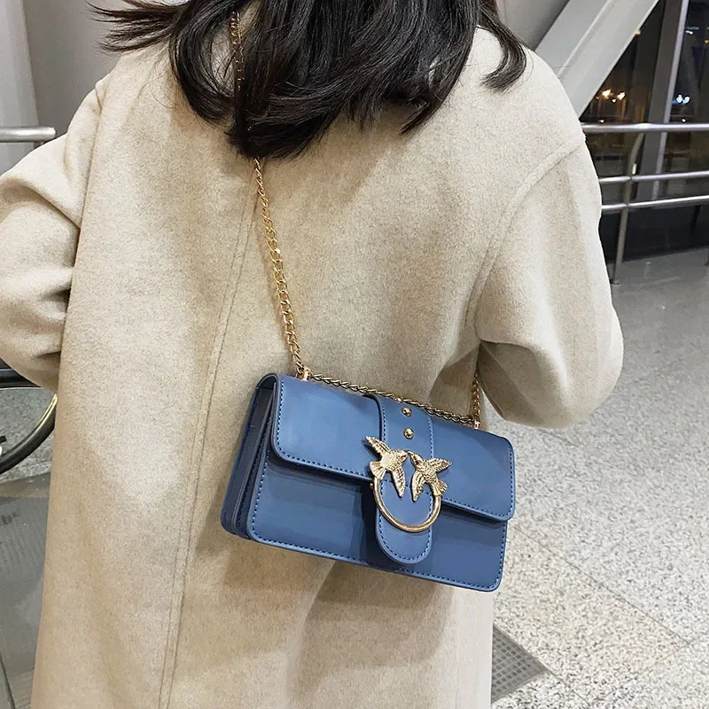 2025 트렌디 여성용 고급 가방 - 작은 사각형, 캐주얼 다용도 체인 숄더 메신저백, 일상 착용에 이상적