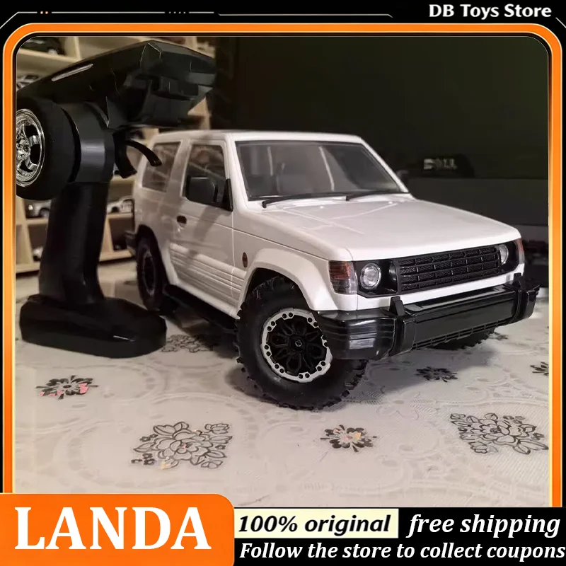 Landa 1:14 LD1297S RC Car Dual Speed Mechanical Shift Version Pajero 4wd Climbing Remote Control Car Toy Model for Adult Gift