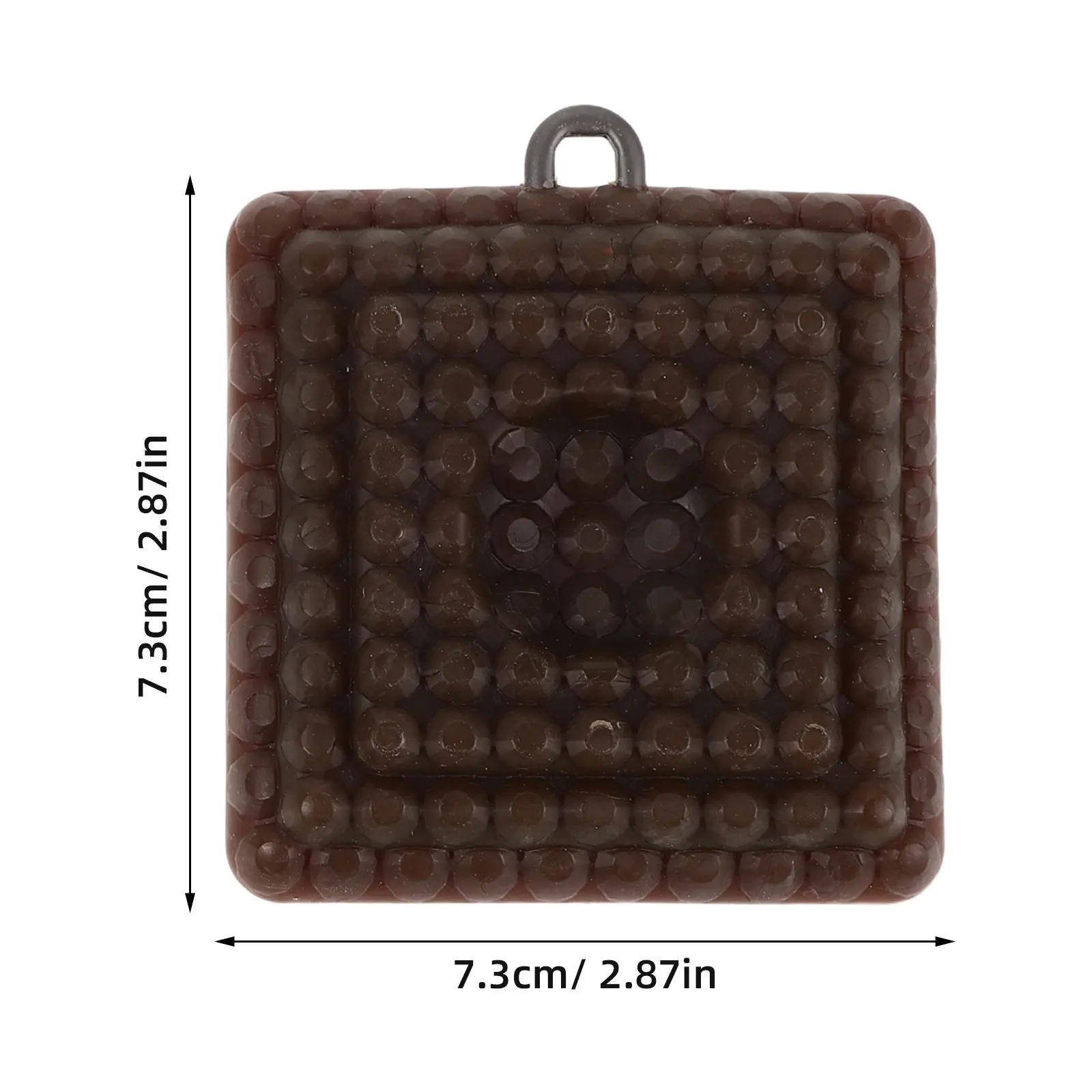 Coffee Silicone Cello Spike Stop Adjustable Strap Secure Endpin Anchor Stable Floor Grip Protector Anti Slip 2.87 Inch for Solo
