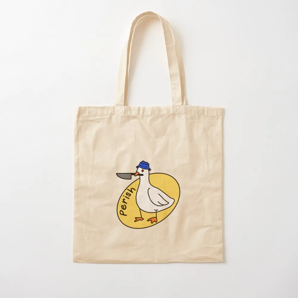 

Goose With a Knife Tote Bag Canvas stote bag canvas tote Canvas Tote Bag