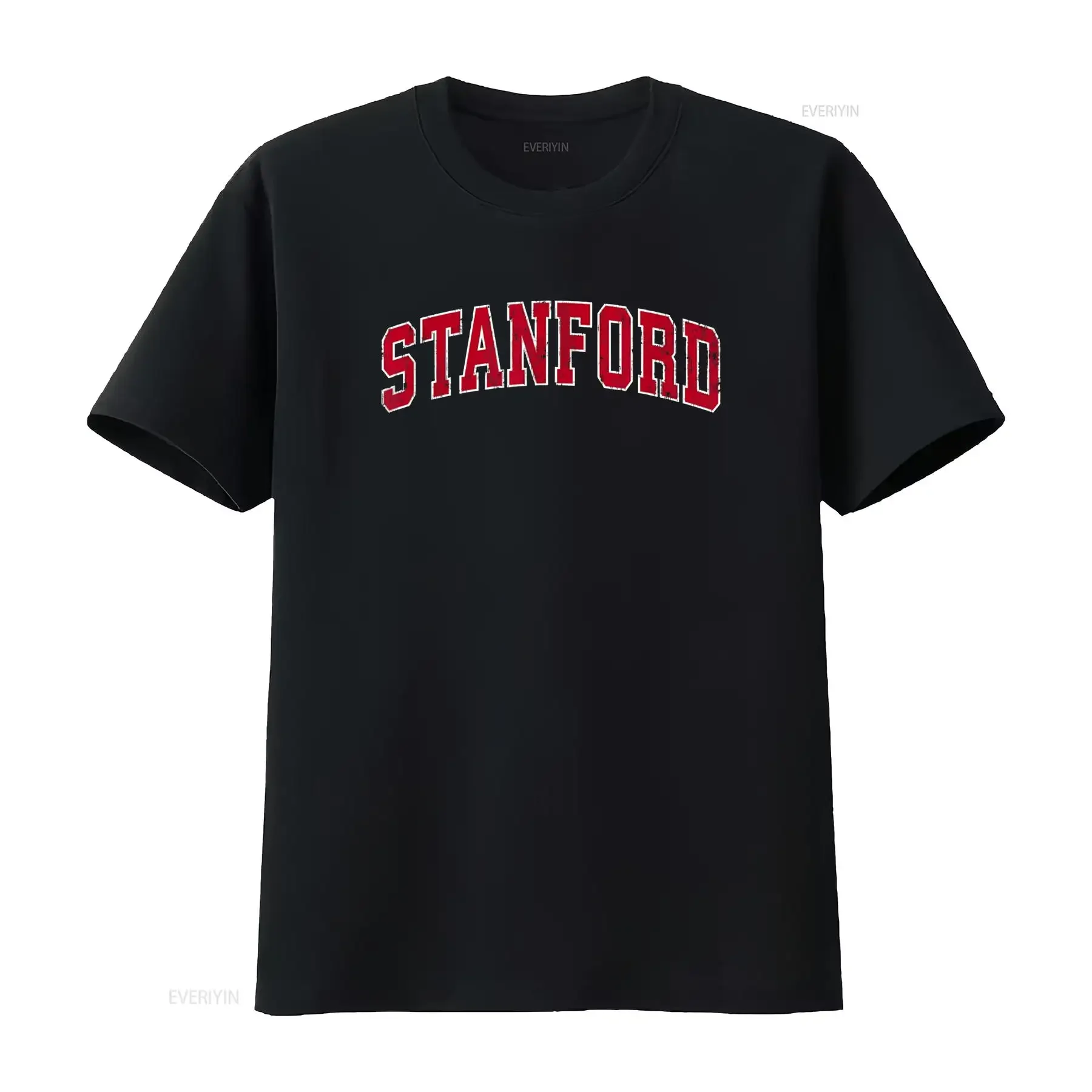 Stanford California CA Vintage Sports Design camiseta roja vintage lavado transpirable gráfico Top para uso diario