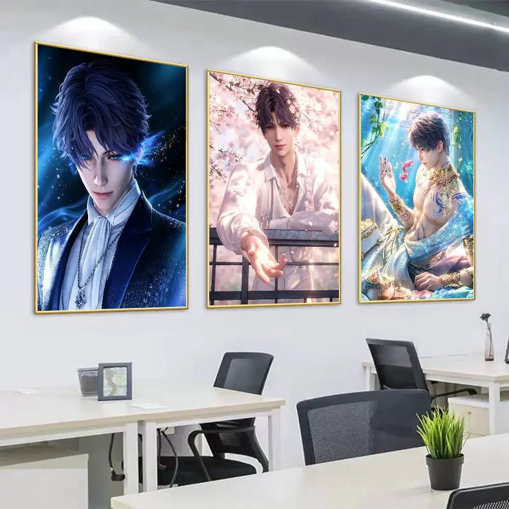 Rafayel Game LoVe And DeEpSpAce Poster High Quality Dorm Living Room Aesthetic Wall Decoration Painting Stickers