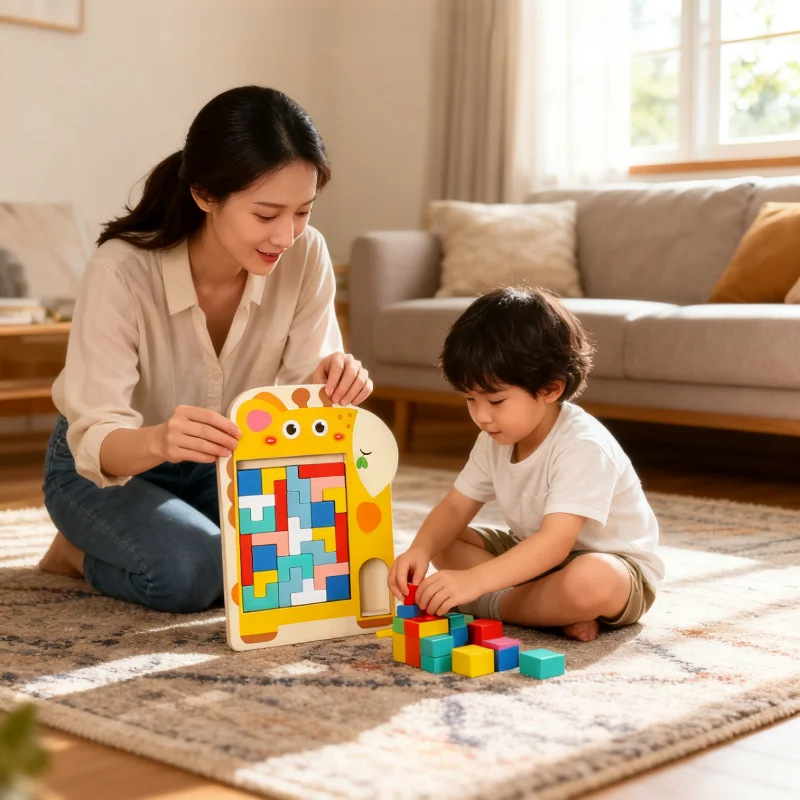 Mini cervo pequeño, 26 Uds., rompecabezas de bloques de construcción, juegos de mesa, regalo para adolescentes, juegos con formas DIY