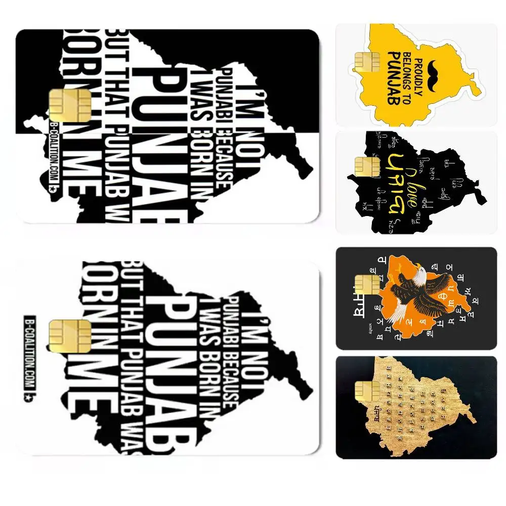Punjab Map-p High Definition Matte PVC Film Tape | For Credit Card