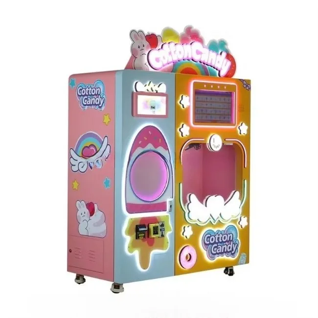 حار بيع الطاقة 2000 واط 110 فولت/220 فولت التلقائي آلة بيع حلوى القطن للأعمال #1