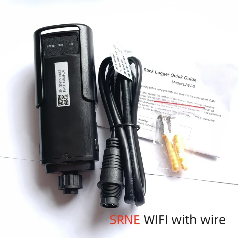 SRNE Brand Hybrid Solar Inverter WIFI adapter Only WIFI adapter with cable for HF4850U80-H-P HF2430U60 HF2430S60 HF4850S80-H