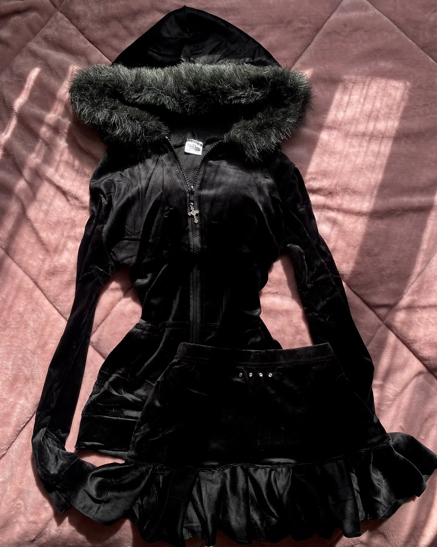 الخريف والشتاء Y2k ضيقة قمة عصرية ياقة جلدية المرأة الصوف مقنعين سليم صالح عادية الرجال والنساء #1