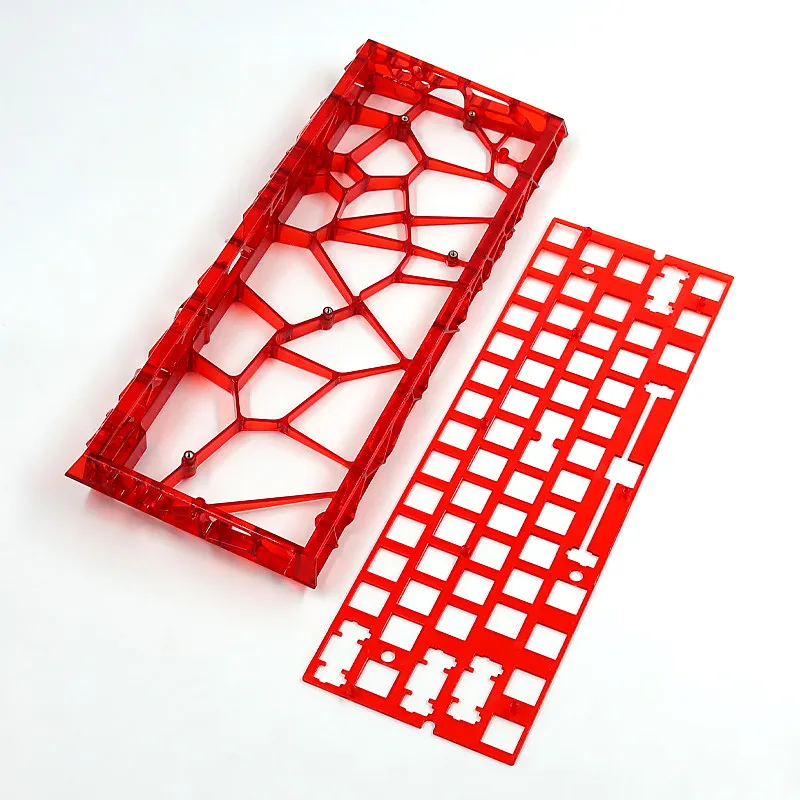GH60 Positioning Plate Custom Transparent Shell for Wooting60 Magnetic Switch Keyboard Case Game Mechanical Keyboard Accessories