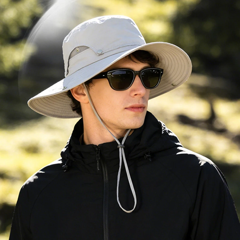 

Bucket Hat Men Women Summer Sun Protection Quick Dry Beach Breathable Accessory For Fishing Hike Climb Outdoor