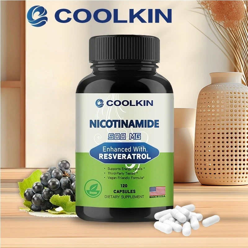 

Nicotinamide 500mg - with Resveratrol, Promotes Cell Health and Repair, Maintains Normal NAD Levels, and Enhances Immunity