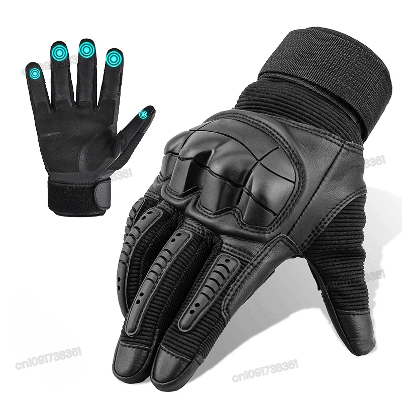 Full Finger Sports Outdoor Mountaineering Protection Non-slip Cycling Motorcycle Touch Screen Adult Adult Gloves