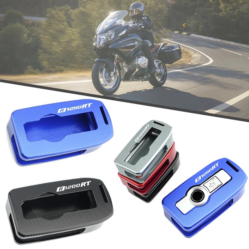 For BMW R1200RT R1250RT R1200 R1250 RT 2014-2020 Accessories Motorcycle CNC Key Shell Key Case Cover Protection Tire Valve Cap