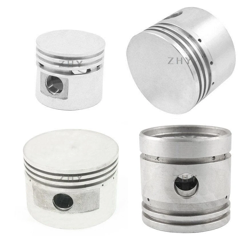 80/90/95/105mm OD 15/20/19mm Pin Bore Diameter Aluminum Alloy Shell Replacement Part Air Compressor Fitting Engine Piston