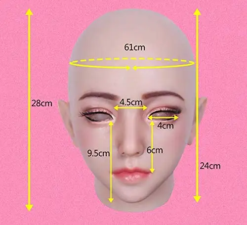 EYUNG new Emily Doll silicone female mask Suitable for crossdresser Pseudo street drag queen shemale cosplay mouth Openable