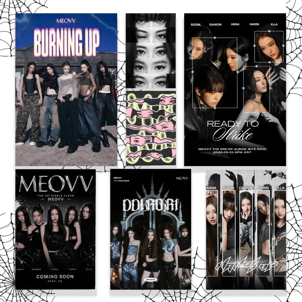 Group MEOVV Poster Graphic Wall Art Poster HD Waterproof PP Paper Print for Bedroom Living Room Office Decor Gift