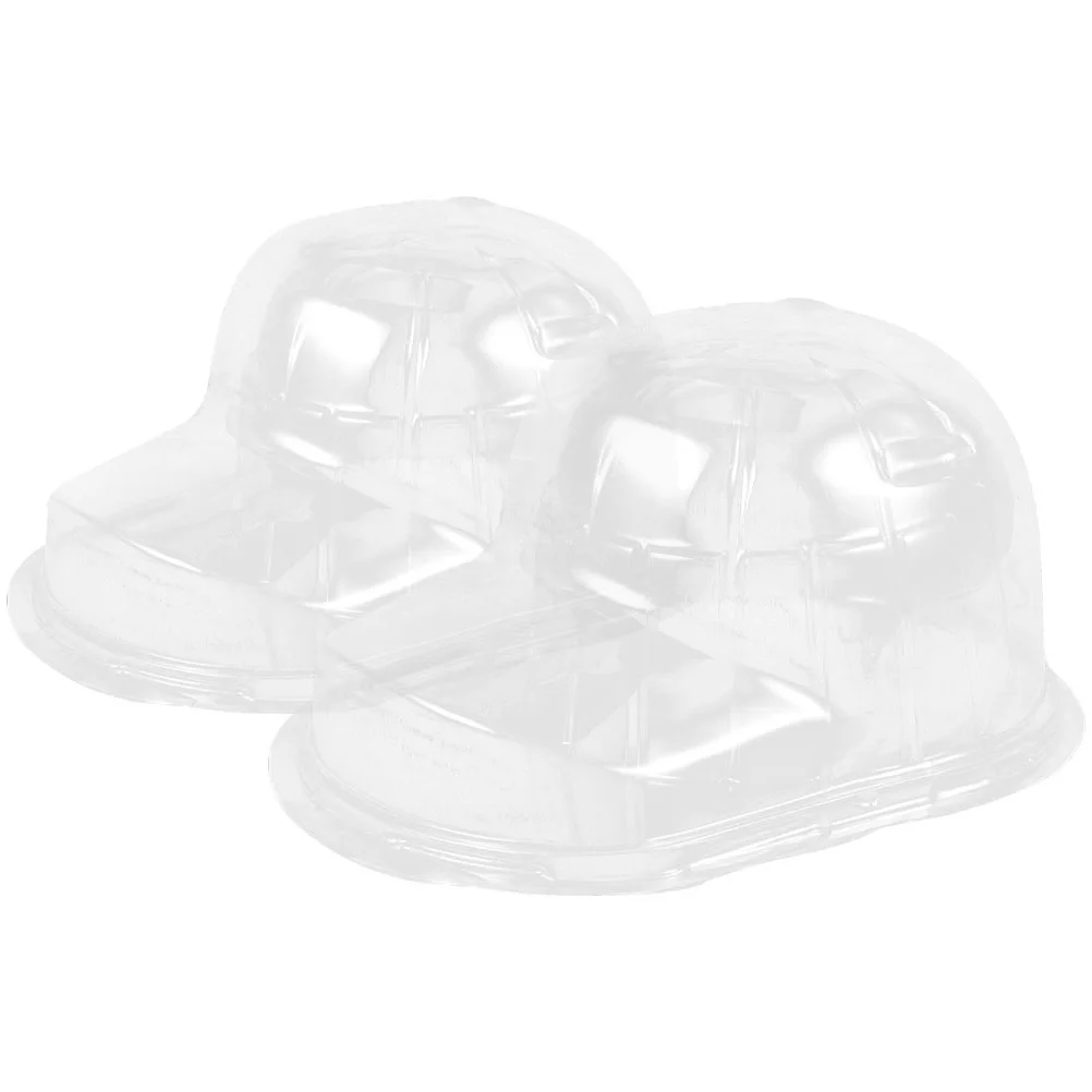 Présentoir de Casquettes de Baseball en Plastique T1, Support de Chapeaux, Vitrine de Moniteur, Voyage, 2 Pièces