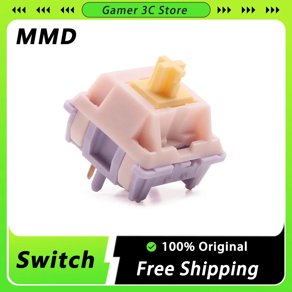 

MMD V2 Switch 5pin Linear HP Customize 90pcs E-sports Switches for Mechanical Keyboard Office PC Gamer Accessories Laptop