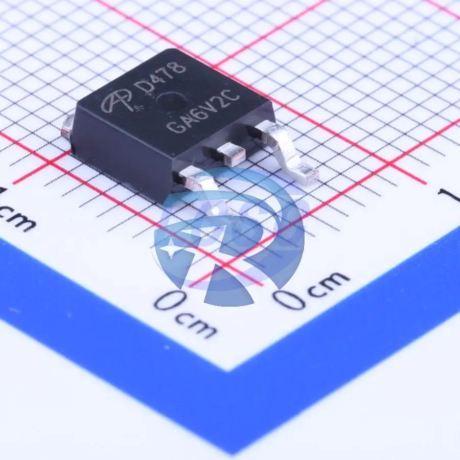 AOD478 100V 140mΩ@10V,4.5A 2.8V@250uA 1 N-Channel TO-252-2(DPAK) MOSFETs china chips supplier