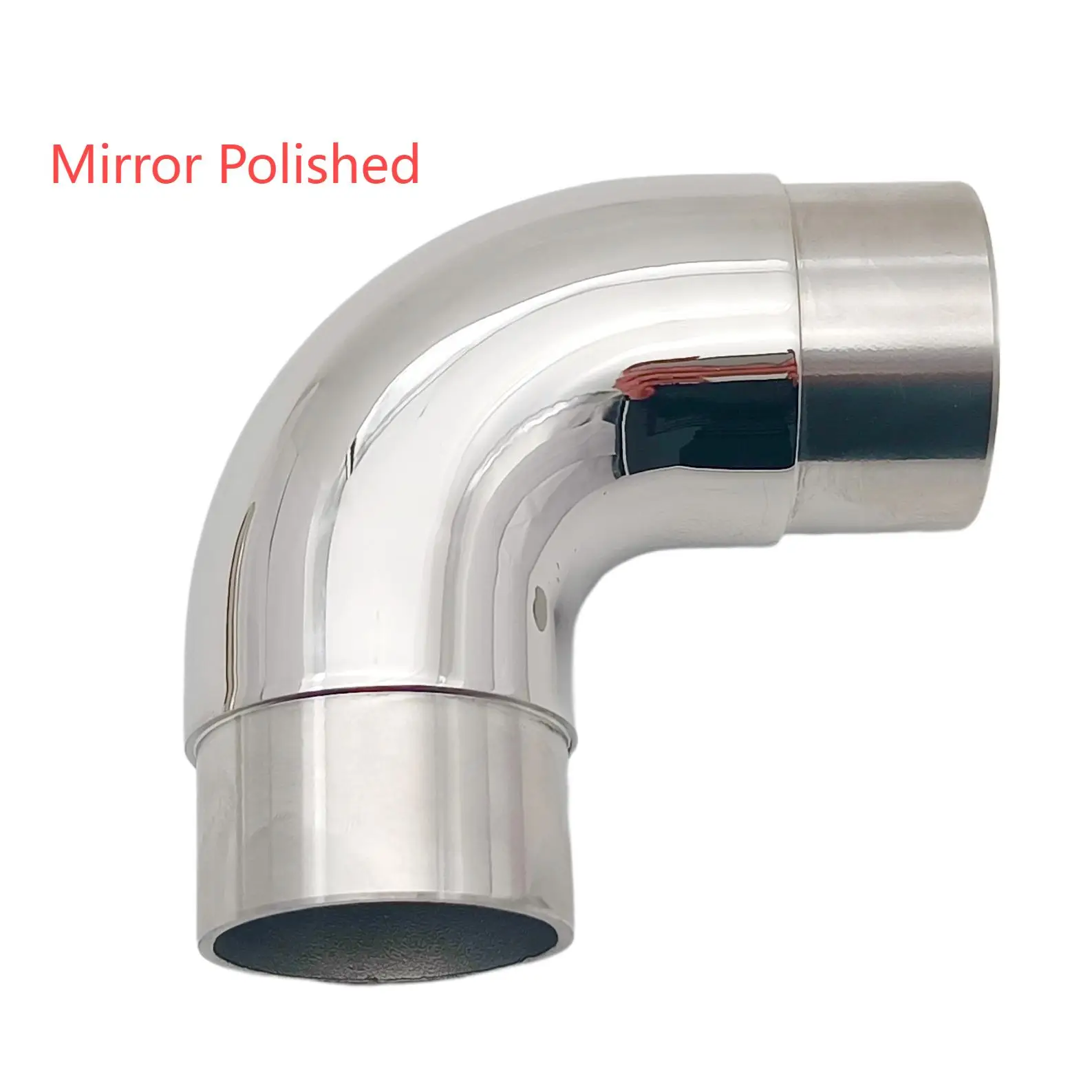 Conector de Pasamanos Metálico, Accesorios de Acero Inoxidable para Barandillas de Escaleras, Unión de Tubos, Codo para Barandilla