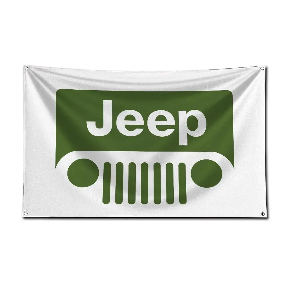 Off-Road J-Jeeps Flags Are Made From Durable Polyester and Digitally Printed in Vibrant, Weather-resistant Colors