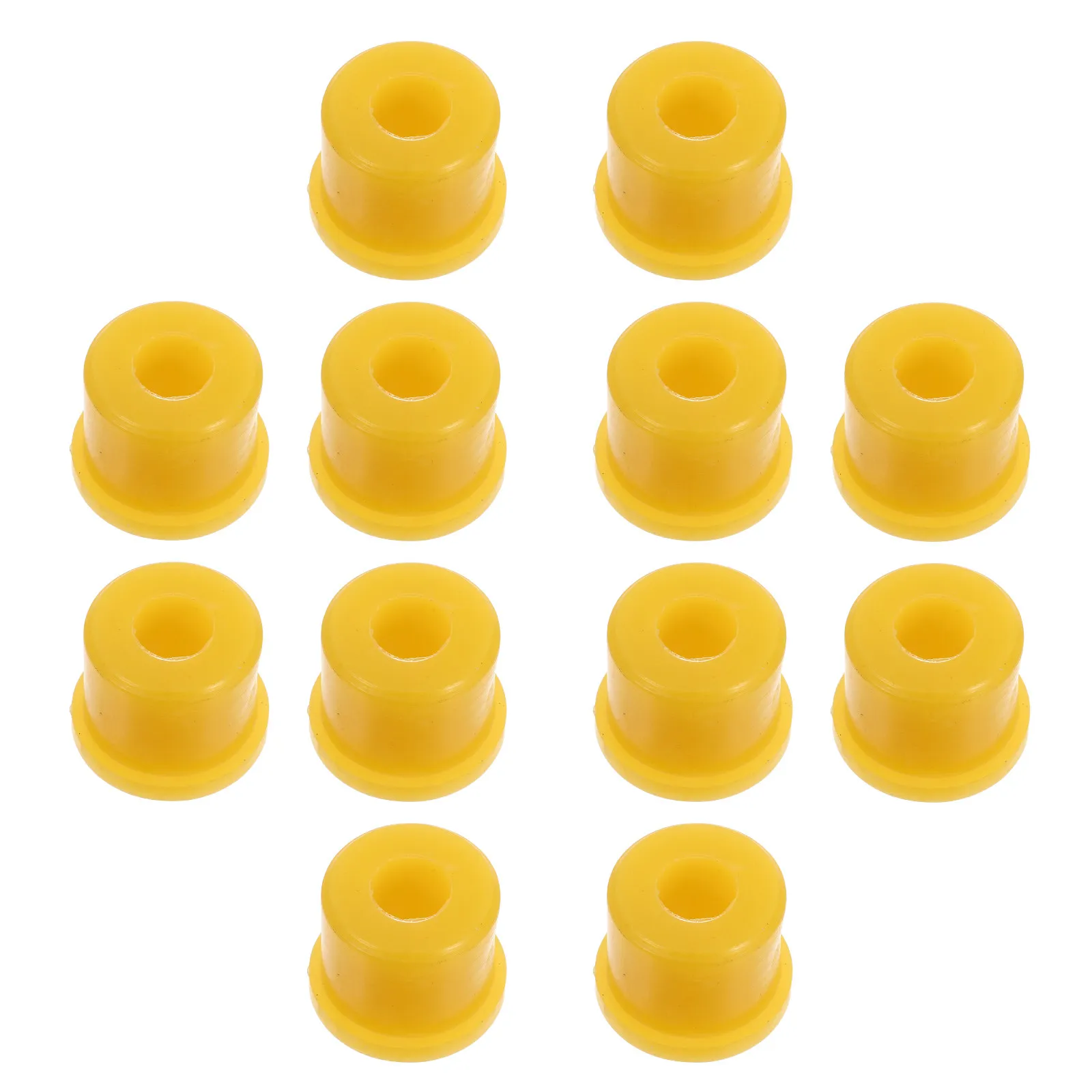 30Pcs Rubber Motorbike Leaf Spring Bushing Kit Double Eye Spring Replacement Shock Absorbing Weatherproof Electric Tricycle