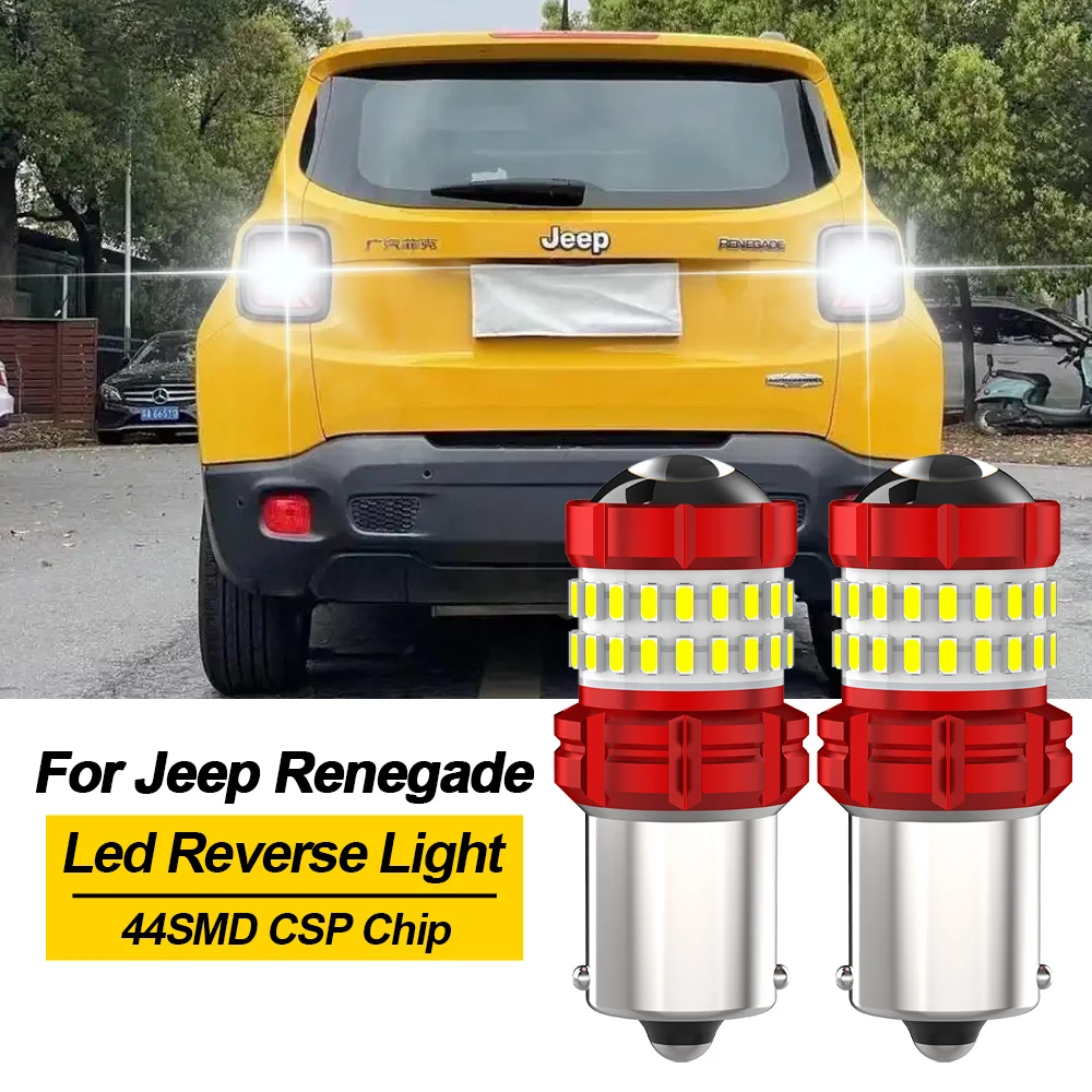 

BMTxms 2PCS 1156 BA15S P21W led Canbus T15 W16W LED Reverse Lights Car Bulb For For Jeep Renegade 2015 2016 2017 2018 2019 2020