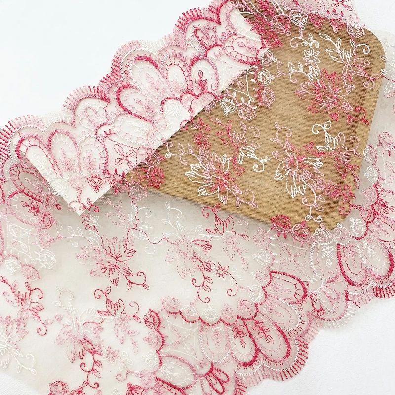

80Yards Embroidery Lace Skirt Hem Sewing Craft DIY Apparel Fabric Lace Dress Garment Accessory 2025