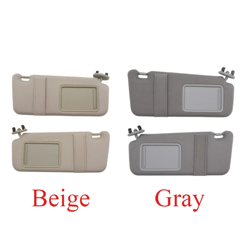 Car Sun Visor Without Light for Toyota Camry 2007 2008 2009 2010 2011 Driver Passenge Side Gray Shade Sunshield Sunshading Board