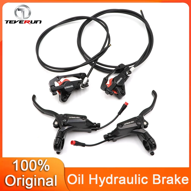 

Original Teverun Oil Hydraulic Brake For Fighter Mini/Mini Pro/Mini ECO Electric Scooter Full Oil Brake lever Brake Caliper