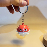 Game Love And Deepspace Rafayel Cosplay Keychain Bobo Fish Backpack Pendant Keychain Accessories Gift