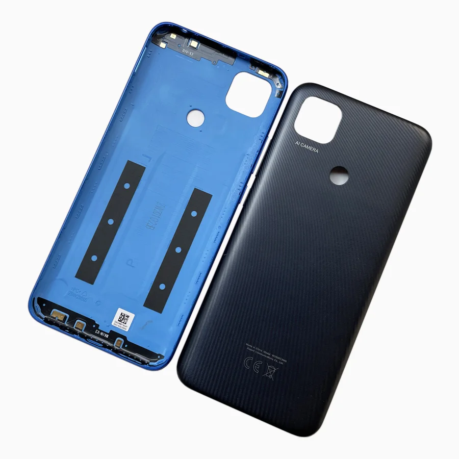 Housing A+++ For Xiaomi Redmi 9C / Redmi 9 Activ Battery Back Cover Repair Replace Door Rear Case + Side Buttons