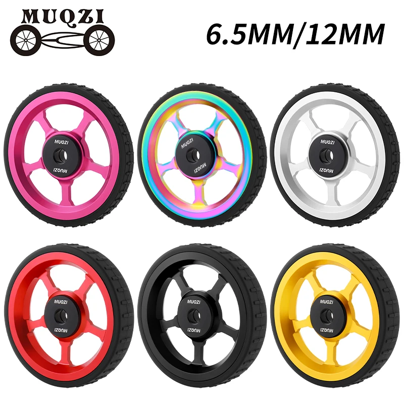 MUQZI Eazy Wheels Folding Bike Roller Wheels Easy Wheels Compatible with Brompton