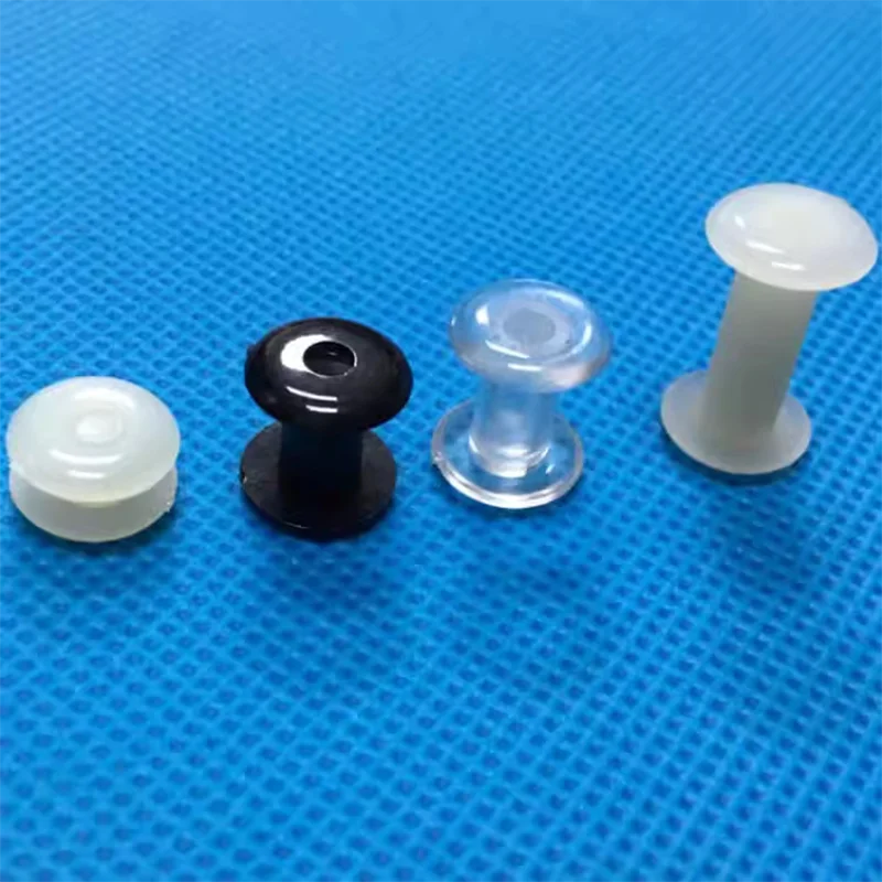 

Plastic stationery mother-child buckle plastic binding buckle press book buckle rivet black and white transparent plastic buckle