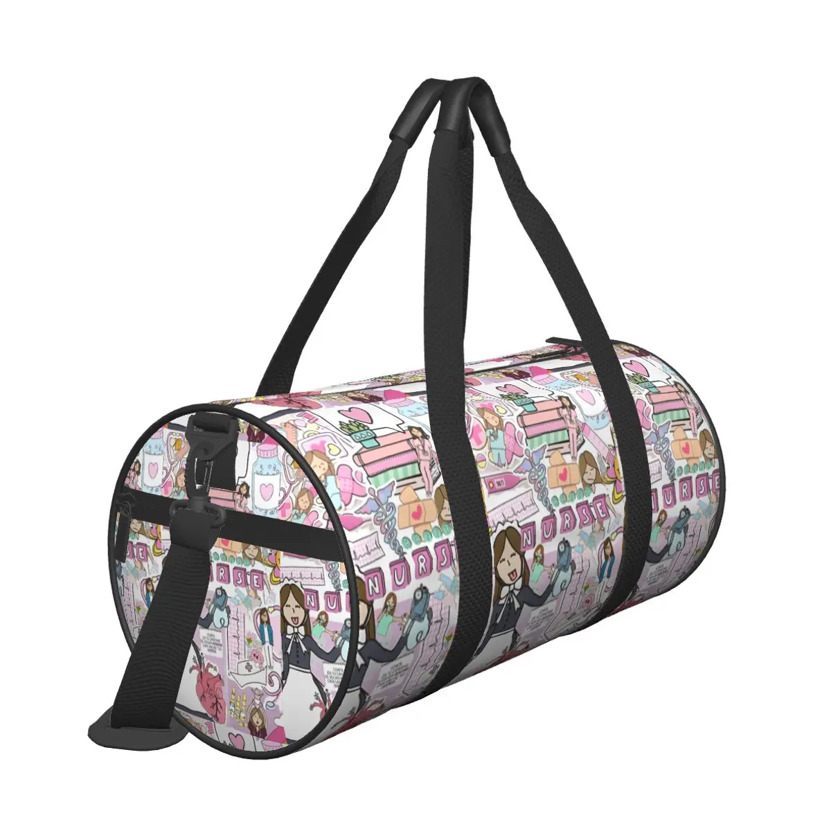 Enfermera Apen e Doctor Nurse Sacos Esportivos, Saco de ginástica de natação, Grande capacidade bolsas engraçadas, Casal Custom Outdoor Fitness Bag