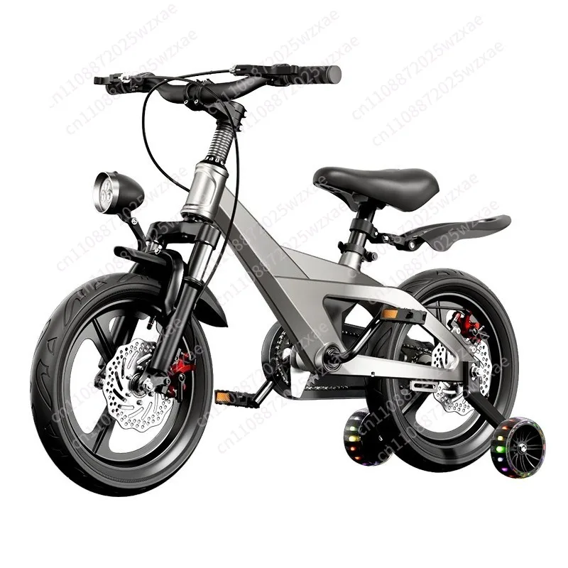 New bicycle magnesium alloy integrated wheel boy 3-9 years old girl boy bicycle