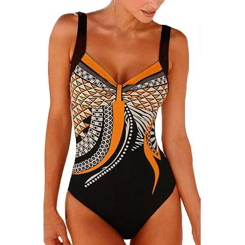 Sexy Bathing Suit Women Swimwear One Piece Swimsuit Push Up Summer Swimming for Beach Wear Monokini Plus Size Bikini Beach Wear