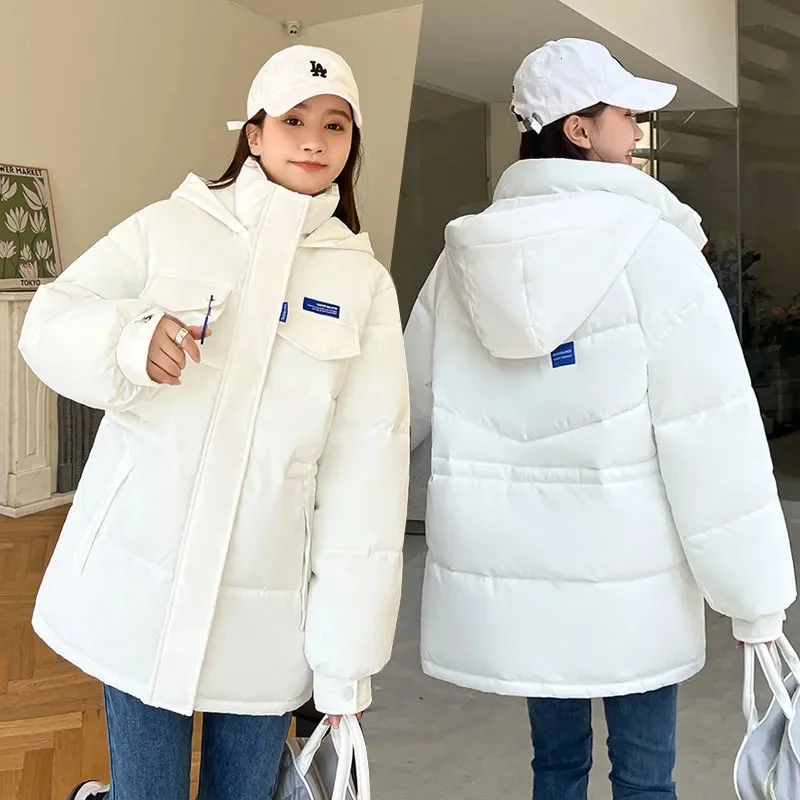 Women\'s Parkas 2023 New Winter Jacket Thicken Overcoat Parka Down Cotton Coat Bread Clothes Korean Version Loose Outwear