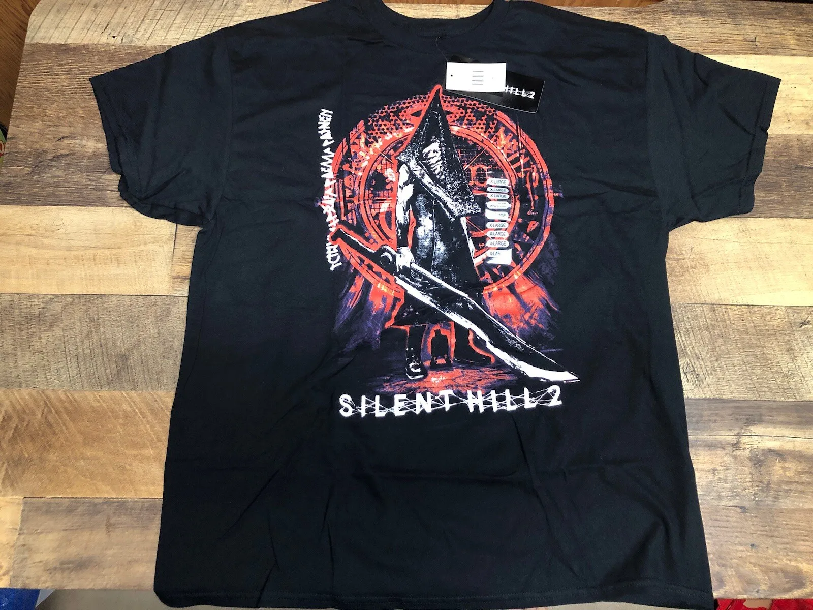 

Silent Hill 2 Official Konami Pyramid Head Unisex XL Size Shirt GeeknetMen Clothing Printed T-Shirt Clothing Funny Shirt