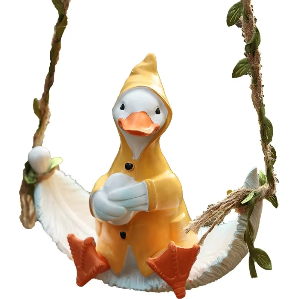 

Resin Rabbit Swinging Garden Decoration Pendant Waterproof Rabbit Swing Miniature Figures Statue Crafts