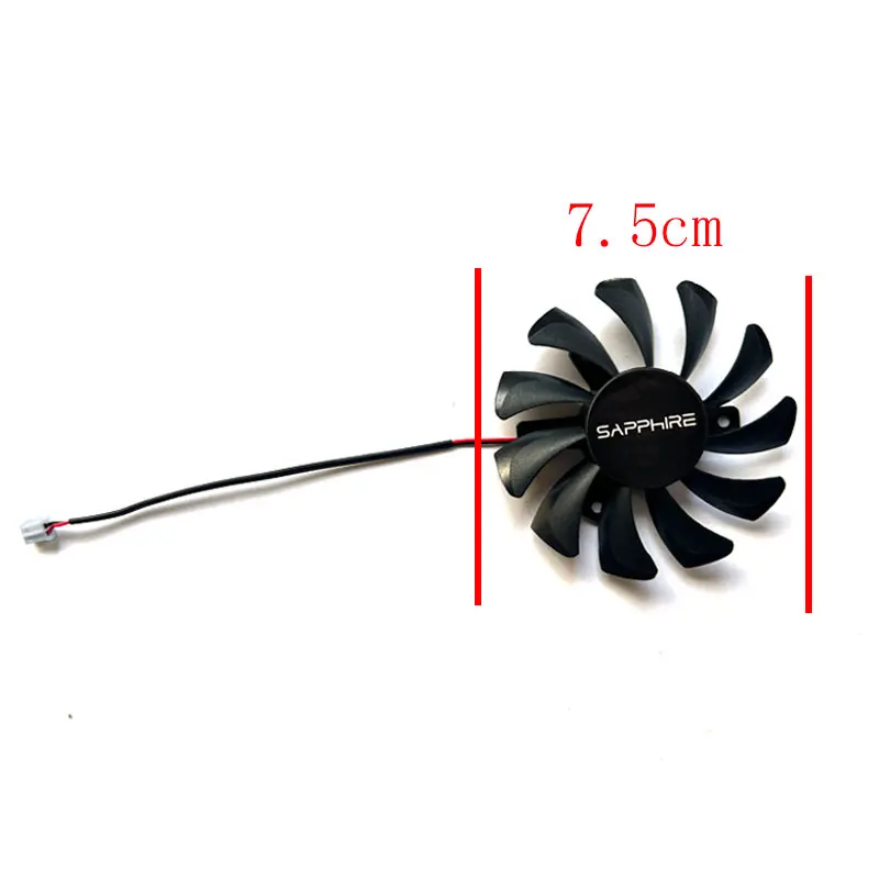 75MM New For SAPPHIRE R7 240 250 340 350 with Boost Graphics Card Replacement Fan