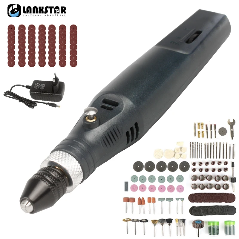 Mini Drill Variable Speed Drill Electric Carving Pen Dremel Rotary Tool DIY Jewelry Metal Engraver Pen for Grinding Polishing