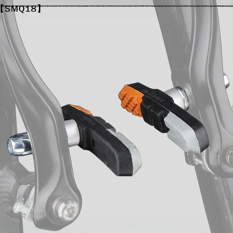 2 PCS Robust Hard Wearing Rubber 70mm V Brake Pads For Metal Rim Fit Wet Dry Conditions【SMQ】